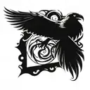 make a sleeve tattoo in combination of a spider, a raven, a snake for a woman under the sign of scales  tattoo design idea