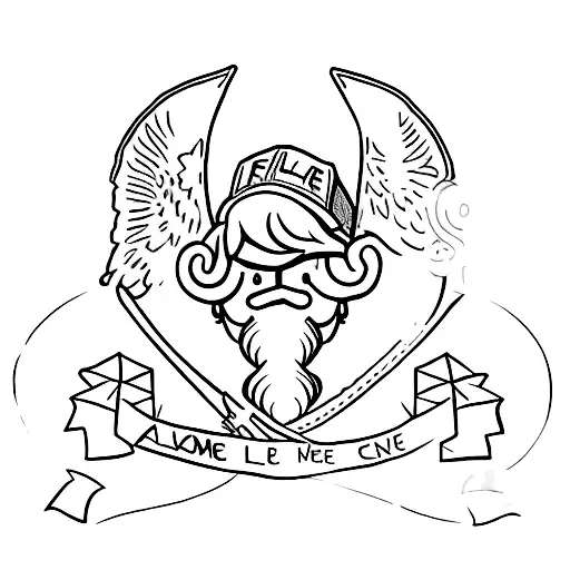 Nome "ALEX" em letras cursivas  tattoo design idea