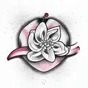 Cherry tattoo design idea