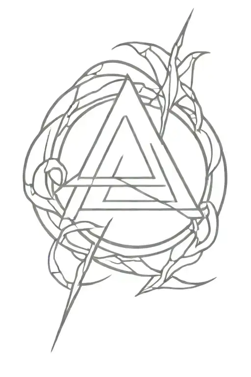 blink 182 logo tattoo design idea
