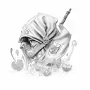 commando, remembrance, poppy, military tattoo design idea