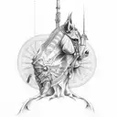 dom quixote tattoo design idea