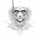 dom quixote tattoo design idea