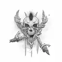 espadas tattoo design idea