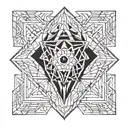 Aged tattoo design idea