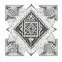 Aged tattoo design idea