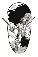 David vs Goliath tattoo design idea