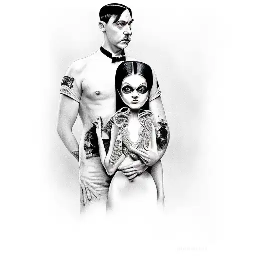 The Addams family  tattoo design idea