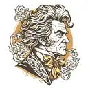 beethoven tattoo design idea