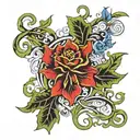 pec tattoo design with vines going through it  tattoo design idea