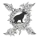 Volga Ural Taurus Spring tattoo design idea