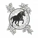 Volga Ural Taurus Spring tattoo design idea