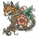 lucky enough tattoo design idea