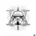 simple Star Wars design  tattoo design idea