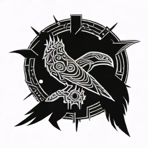 raven maori tattoo tattoo design idea