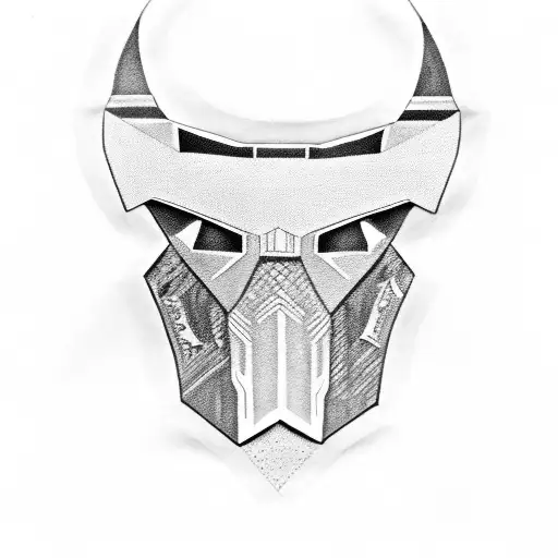 mf doom king geedorah tattoo design idea