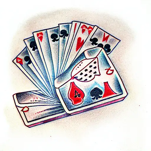 Playing cards and poker chips tattoo! | Poker chips tattoo, Chip tattoo, Card  tattoo