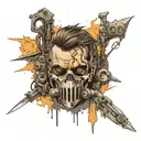 mad max tattoo design idea