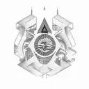 Wichita city flag with date April 2, 1961 tattoo design idea