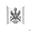 Wichita city flag with date April 2, 1961 tattoo design idea