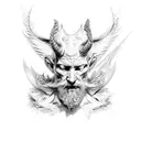 Lucifer  tattoo design idea