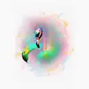 flamingo tattoo design idea