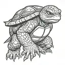 ninja turtle tattoo design idea