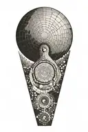 fibonacci graph myth of sisyphus tattoo design idea