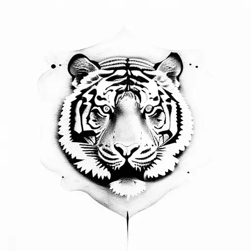 tiger tattoo design idea