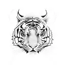tiger tattoo design idea