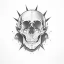 Skull, Satan, Nether, Devil tattoo design idea