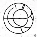 basketball matrix  tattoo design idea