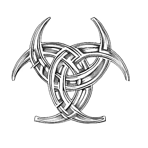 a celtic symbol tattoo design idea