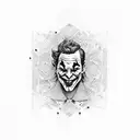 Joker tattoo design idea