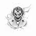 Joker tattoo design idea