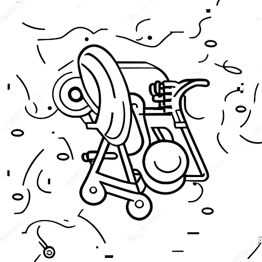 Gym equipment forming the number 333 tattoo design idea