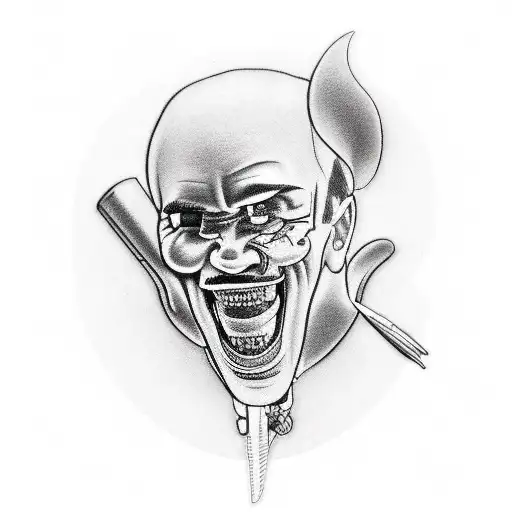 Dying Hitler tattoo design idea