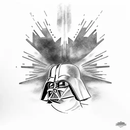 Darth vader half anakin X wing tattoo design idea