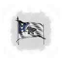 texas flag with Waylon Jennings  tattoo design idea