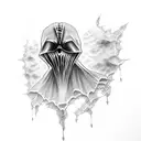 sirius black con dementor tattoo design idea