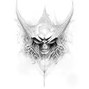 sirius black con dementor tattoo design idea