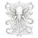 Cthulhu mythos tattoo design idea