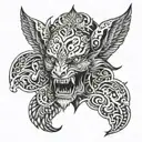 trader fearless  tattoo design idea