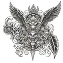 trader fearless  tattoo design idea