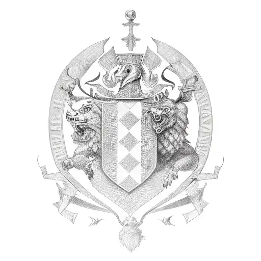 Lithuanian Coat of Arms "Vytis" tattoo design idea