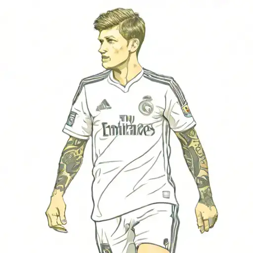 Toni Kroos Real Madrid tattoo design idea