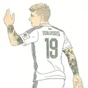 Toni Kroos Real Madrid tattoo design idea