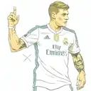 Toni Kroos Real Madrid tattoo design idea