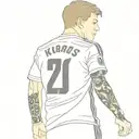 Toni Kroos Real Madrid tattoo design idea