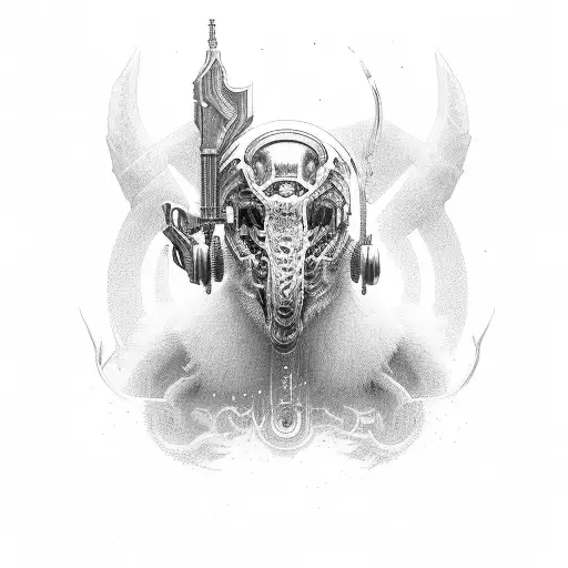 atlas god tattoo design idea